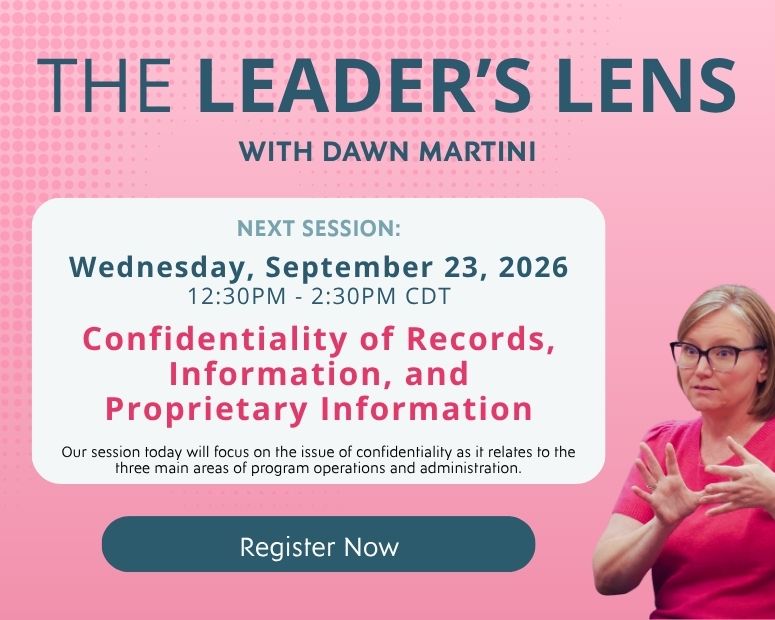 Leader's Lens - Confidentiality of Records, Information, and Proprietary Information - Sept 23, 2026