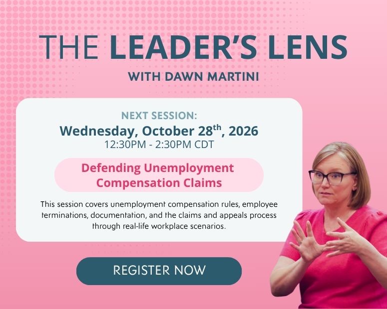 Leader's Lens - Defending Unemployment Compensation Claims - Oct 28, 2026
