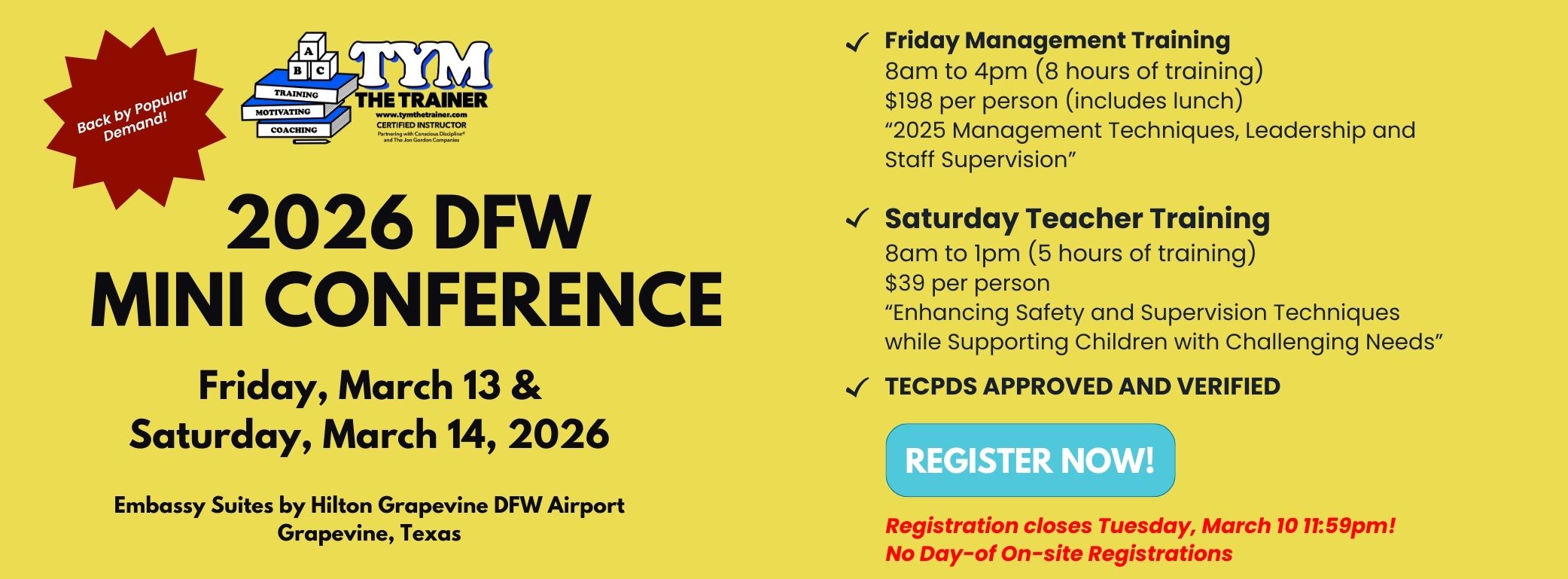 2026 DFW Mini Conference